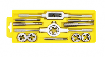 12件公制絲錐板牙組套